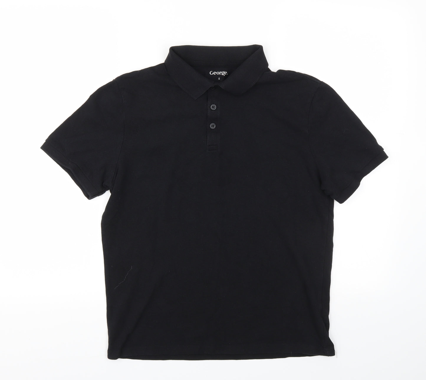 George Boys Black   Basic Polo Size S
