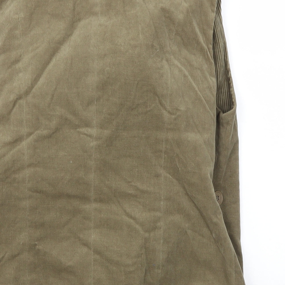 MAIS ILESTOULE SOLEIL Womens Green   Jacket Coat Size M