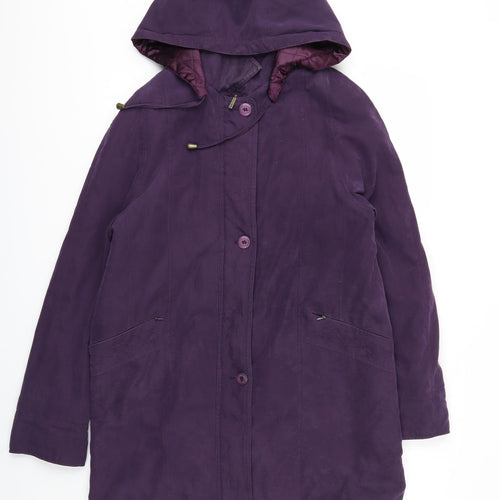 Bonmarché Womens Purple   Jacket Coat Size S