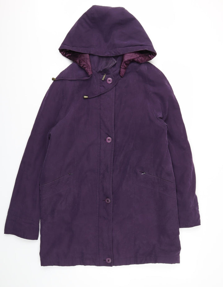 Bonmarché Womens Purple   Jacket Coat Size S