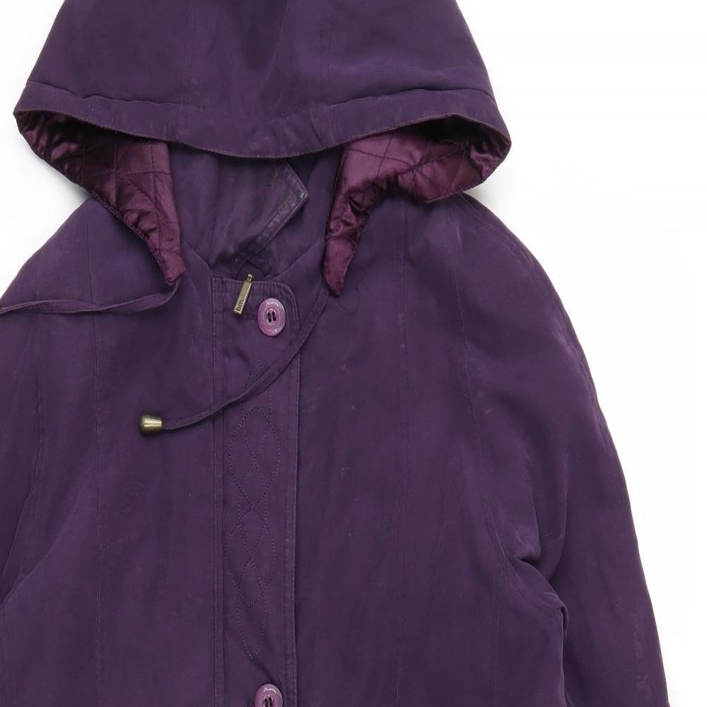 Bonmarché Womens Purple   Jacket Coat Size S