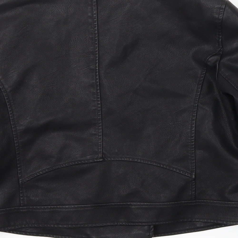 NEW LOOK  Womens Black   Jacket Coat Size 12