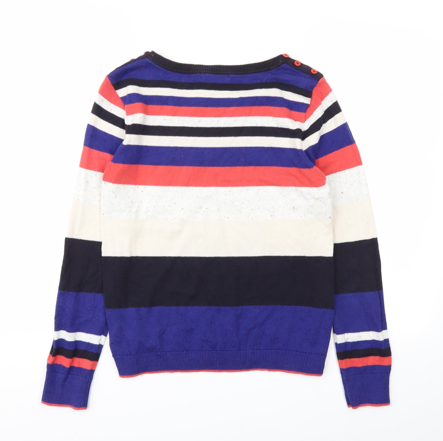 PER UNA  Womens Multicoloured Striped  Pullover Jumper Size 10