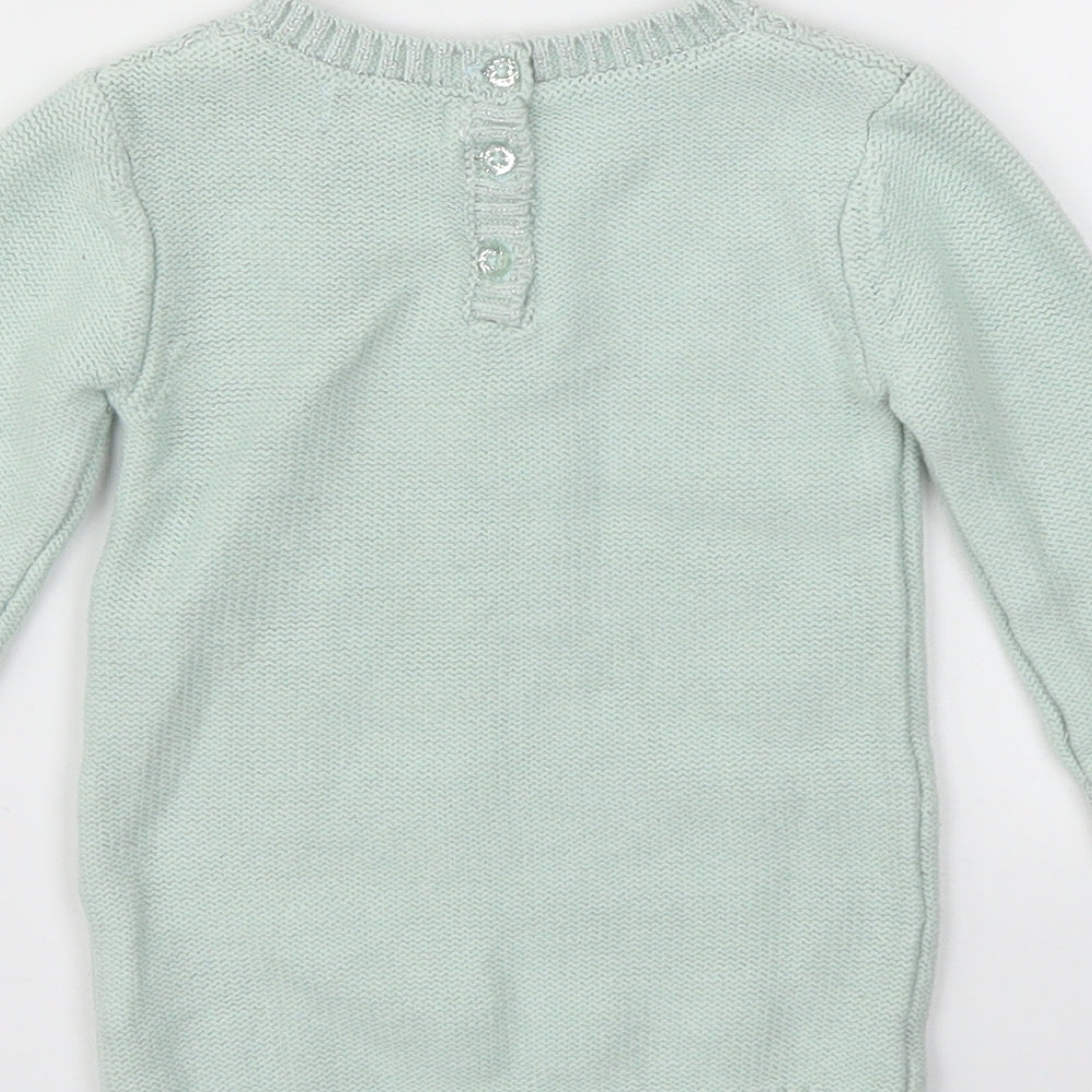 Primark Girls Green   A-Line  Size 9-12 Months