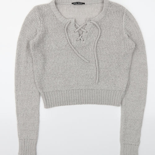Select Womens Grey   Pullover Jumper Size 10