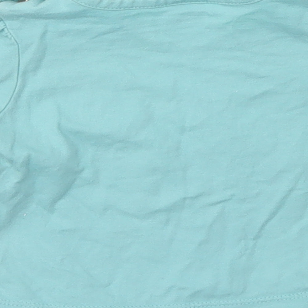 TU  Blue Animal Print  Basic T-Shirt Size 3-6 Months