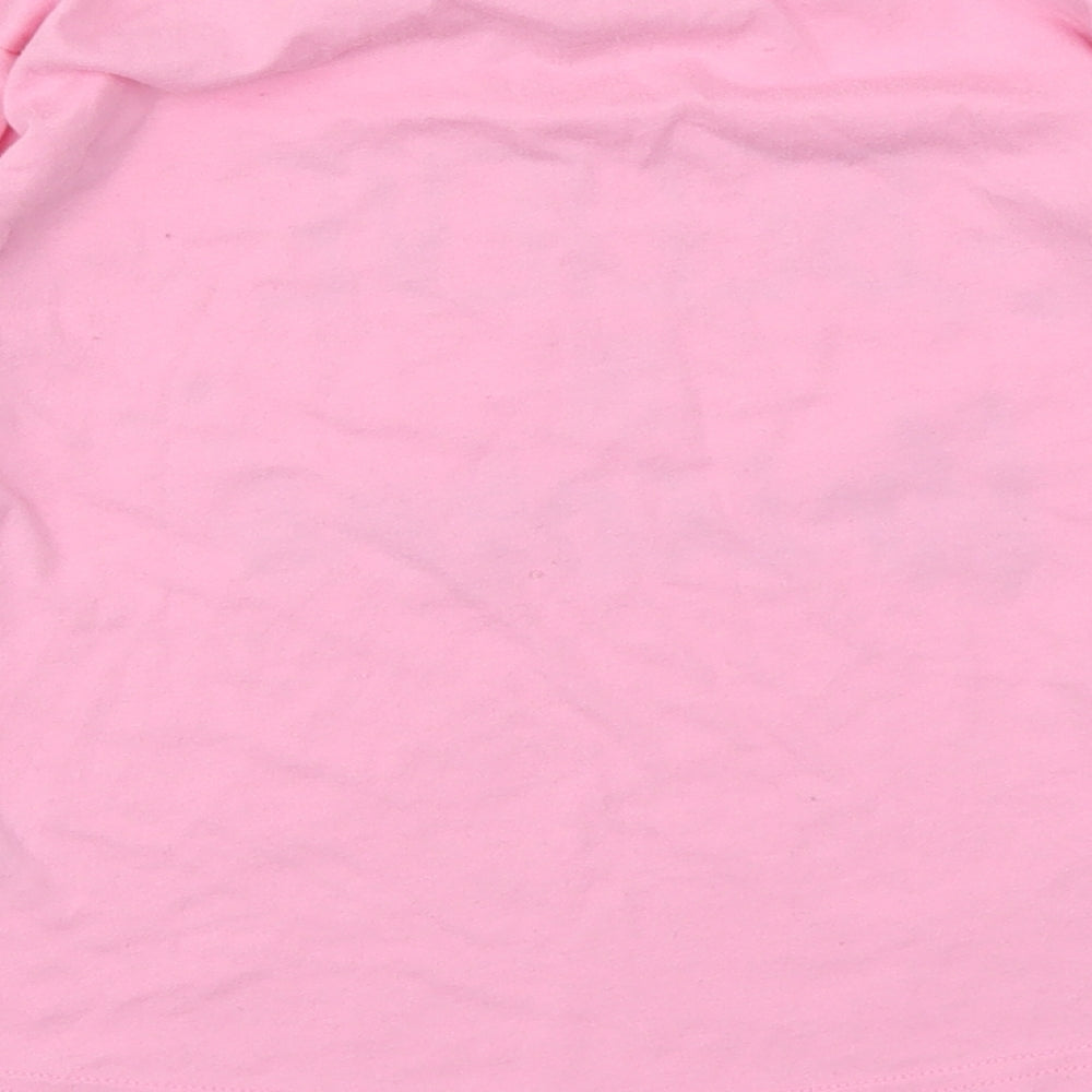 Matalan Girls Pink   Basic T-Shirt Size 7 Years