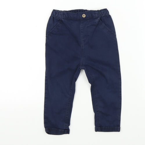 NEXT Baby Blue Colourblock  Capri Trousers Size 12-18 Months