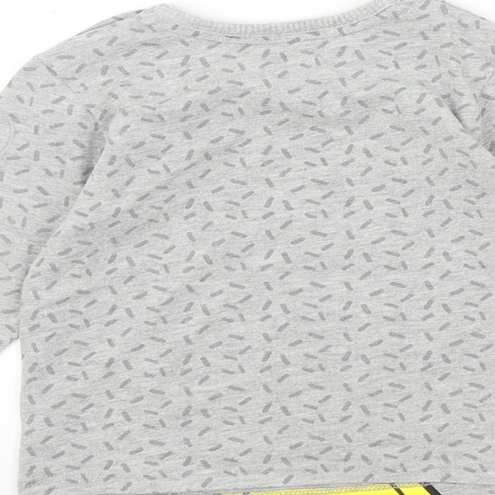 George Baby Grey Chevron  Basic T-Shirt Size 18-24 Months  - Donald Duck