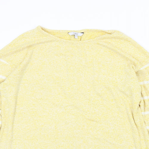 NEXT Womens White Striped  Pullover Jumper Size 12