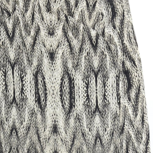 Sheego Womens Brown Animal Print  A-Line  Size 14