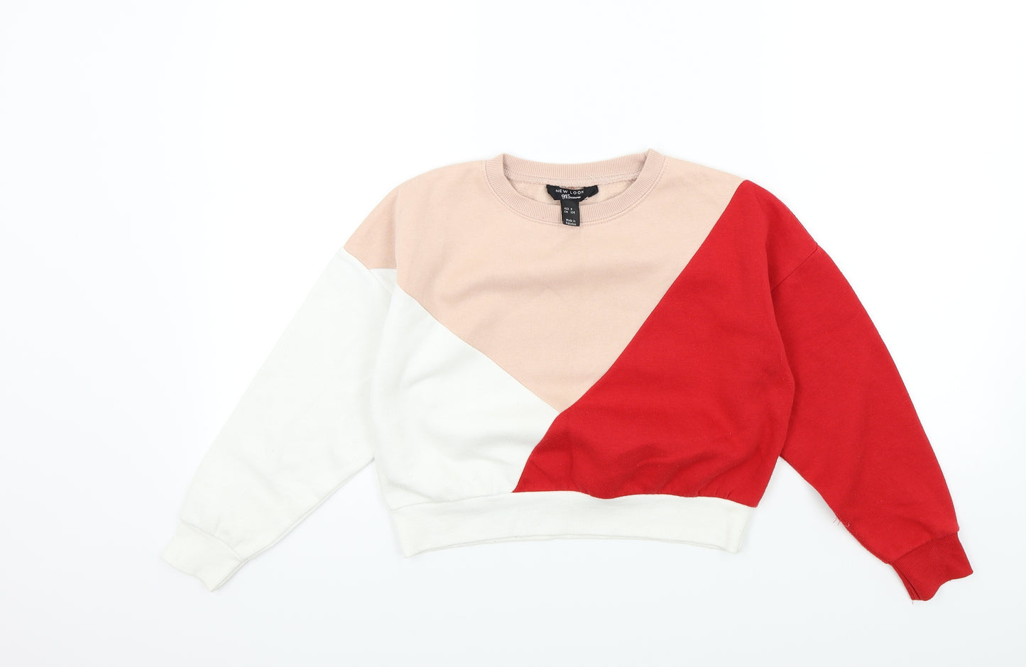 newlook Girls Multicoloured Geometric  Pullover Jumper Size 9 Years