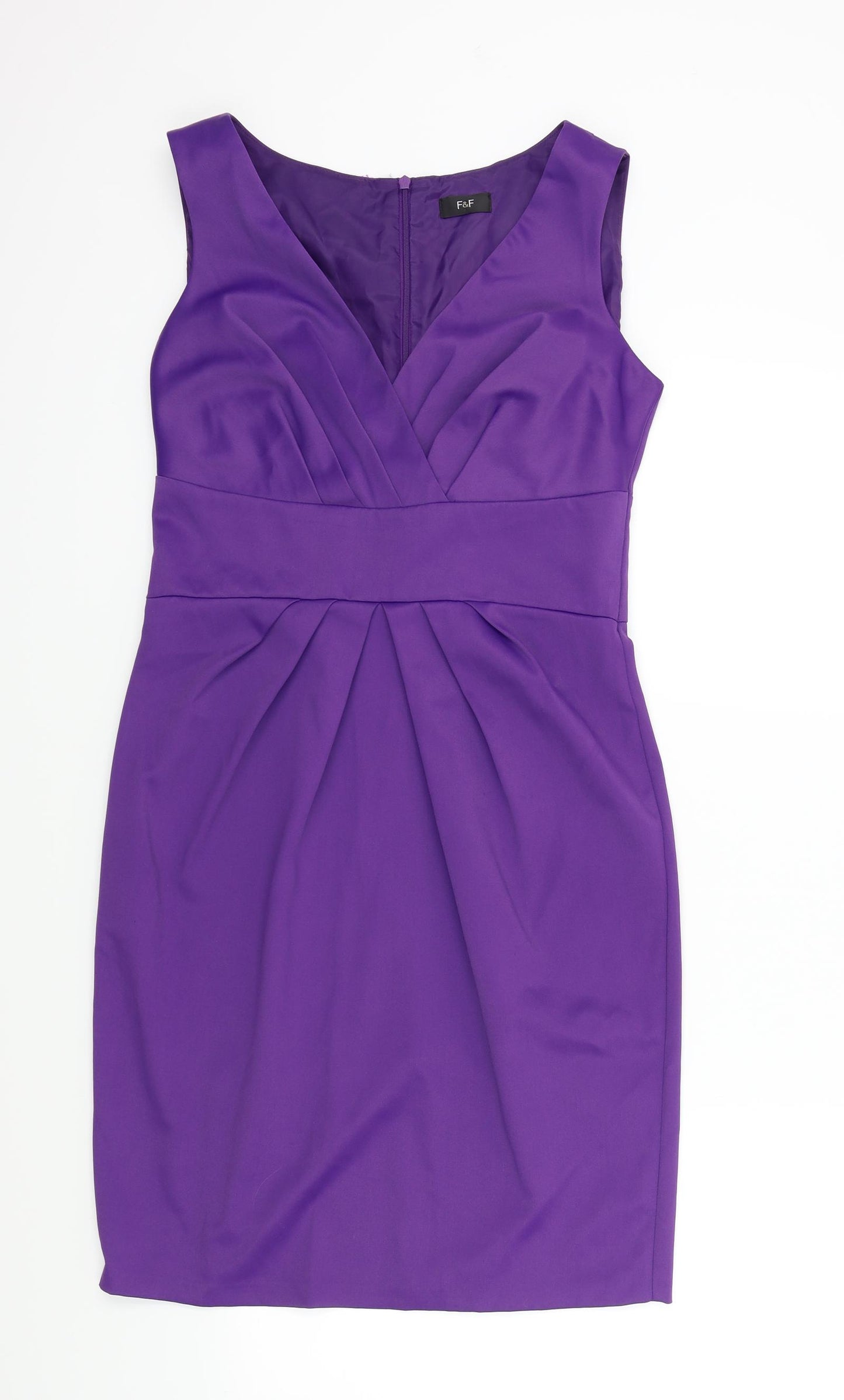 F&F Womens Purple   A-Line  Size 12