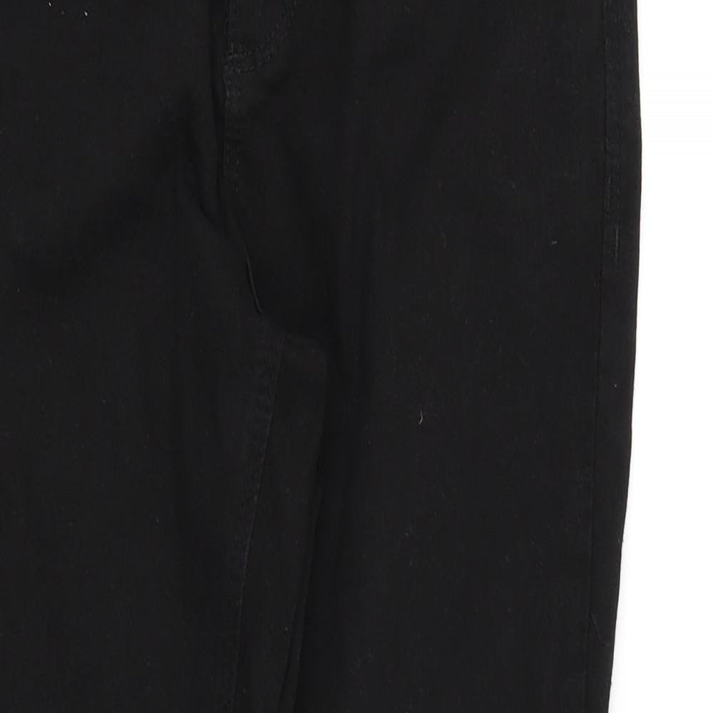 Denim & Co. Womens Black   Straight Jeans Size 10 L27 in