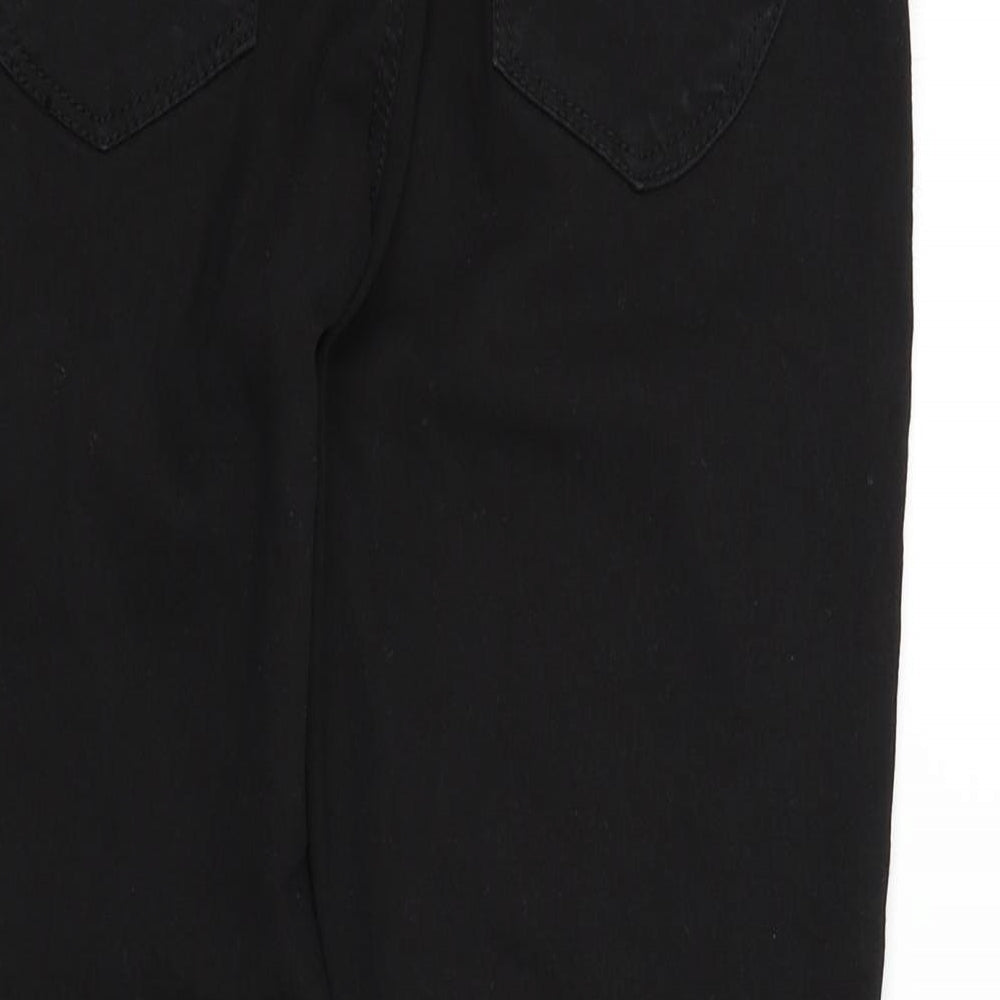 Denim & Co. Womens Black   Straight Jeans Size 10 L27 in