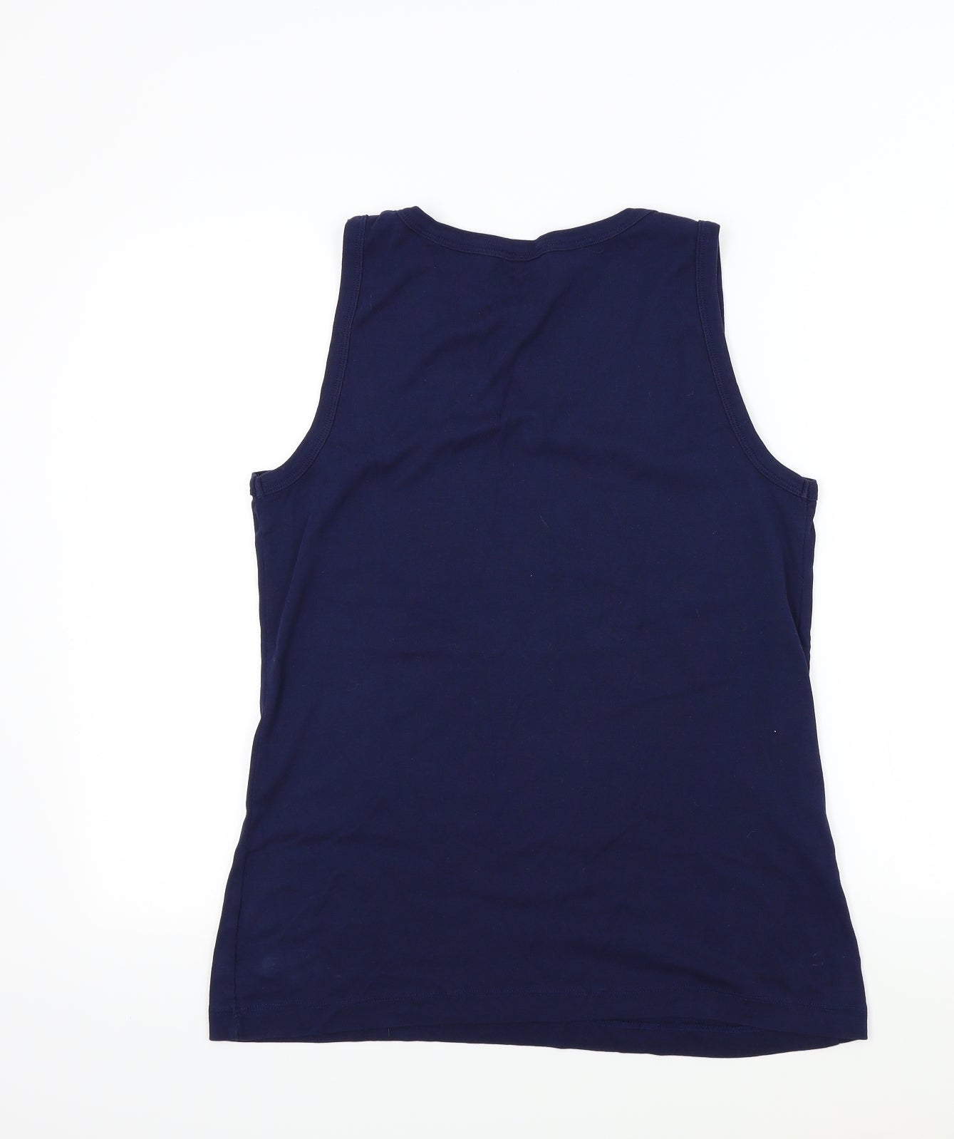 TU Womens Blue Colourblock  Basic T-Shirt Size 22