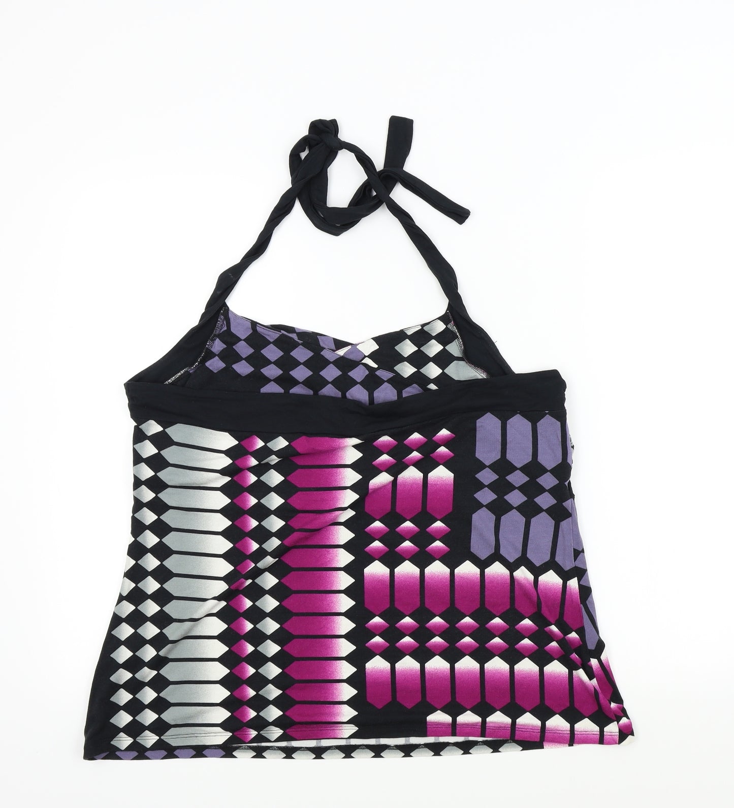 NEXT Womens Multicoloured Geometric  Basic T-Shirt Size 22