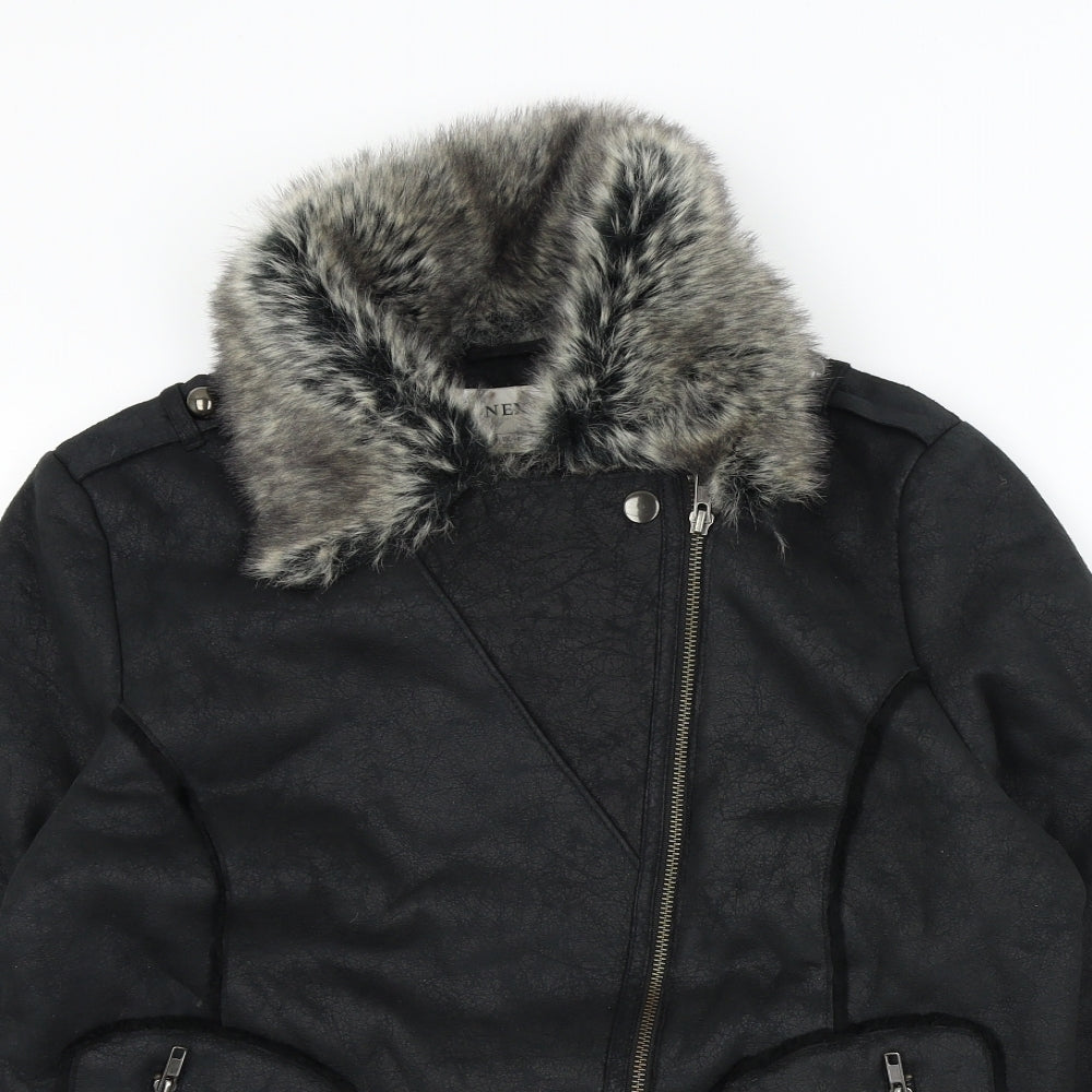 NEXT Womens Black   Jacket Coat Size 18  - 25