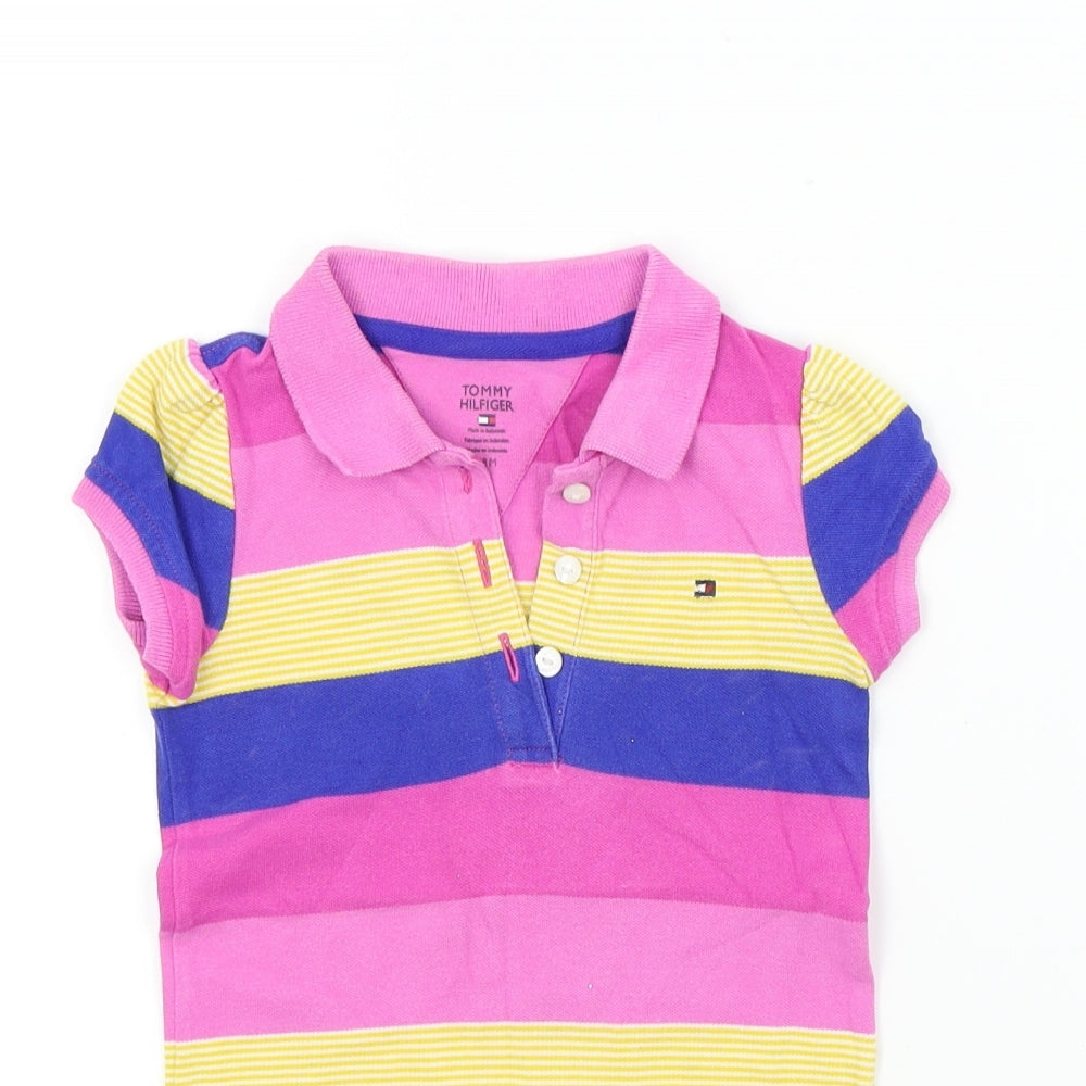 Tommy Hilfiger Baby Multicoloured Striped  Babygrow One-Piece Size 18 Months