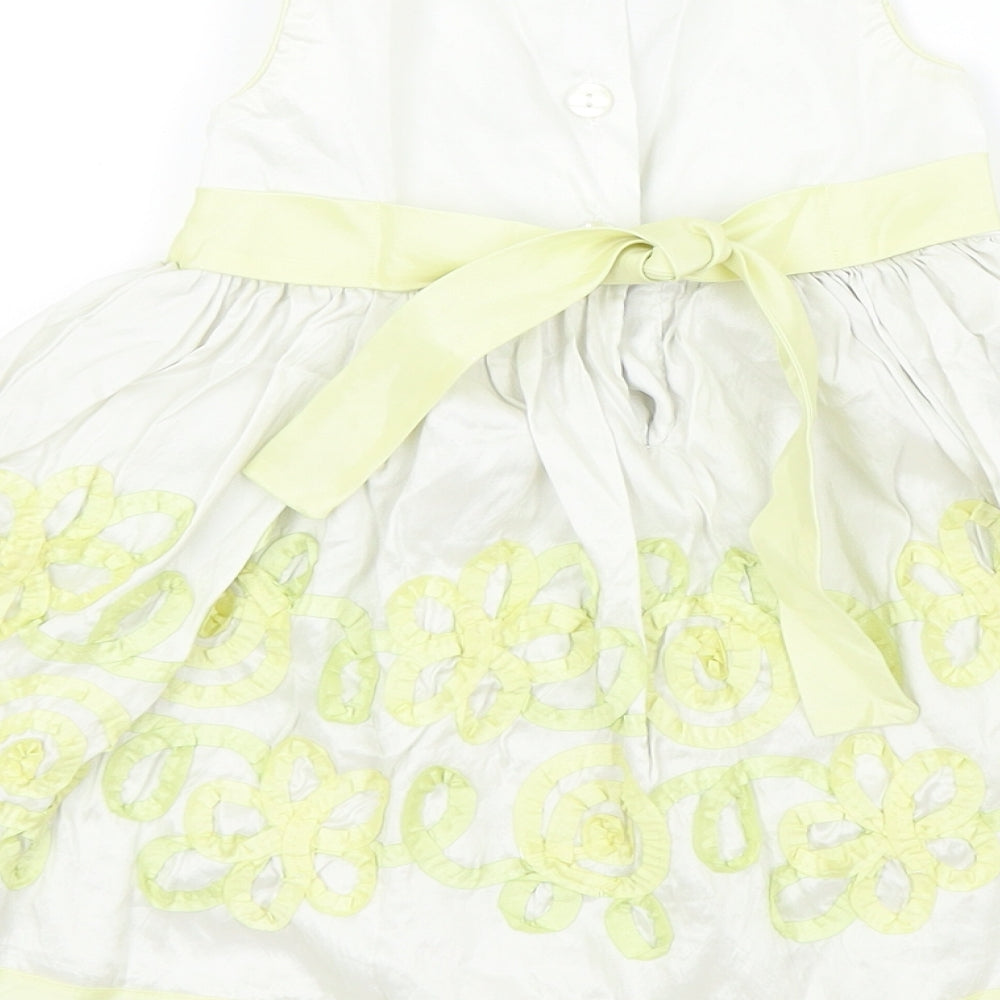 Youngland Baby Yellow   Fit & Flare  Size 12 Months