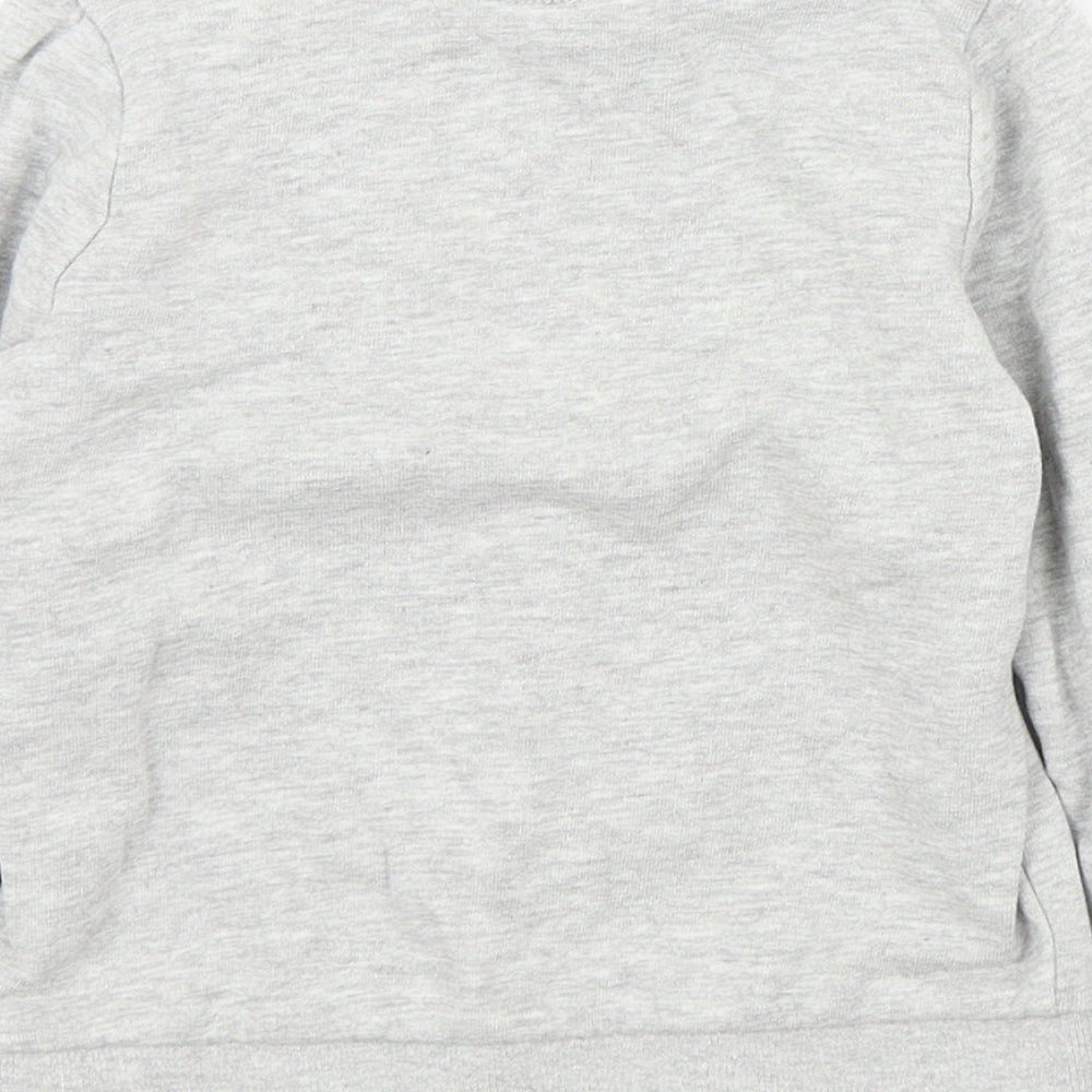 lily&dan Boys Grey   Pullover Jumper Size 3-4 Years  - merry slothmas