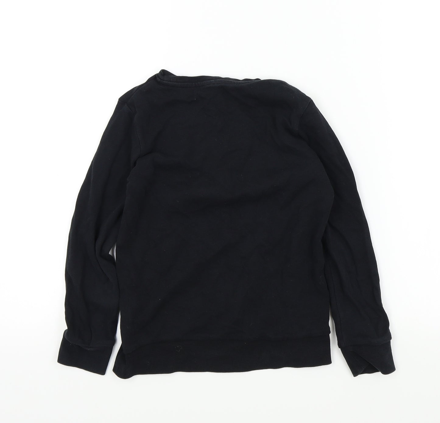 George Boys Black   Basic T-Shirt Size 8 Years  - Skeleton