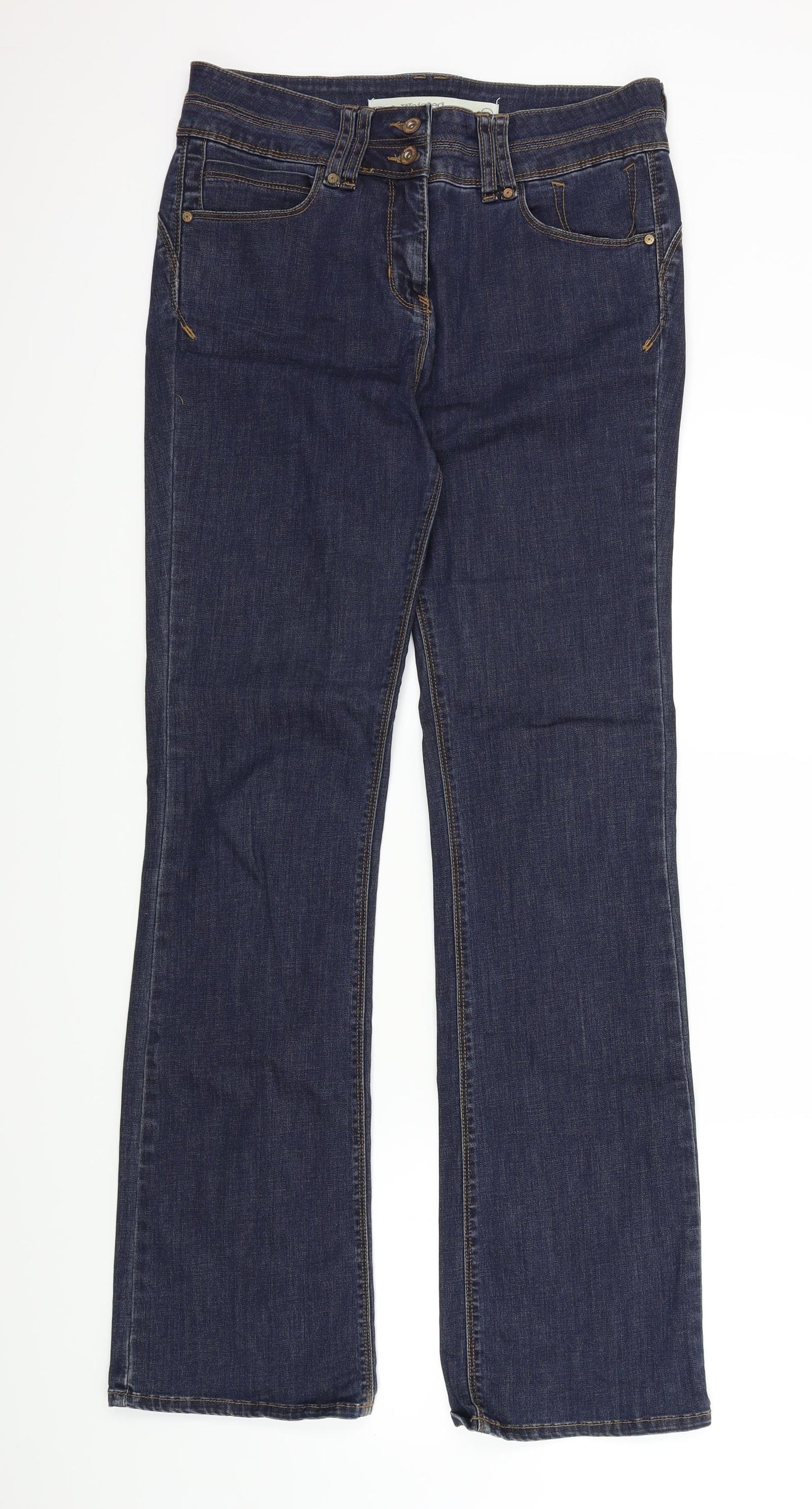 NEXT Womens Blue   Bootcut Jeans Size 14 L31 in