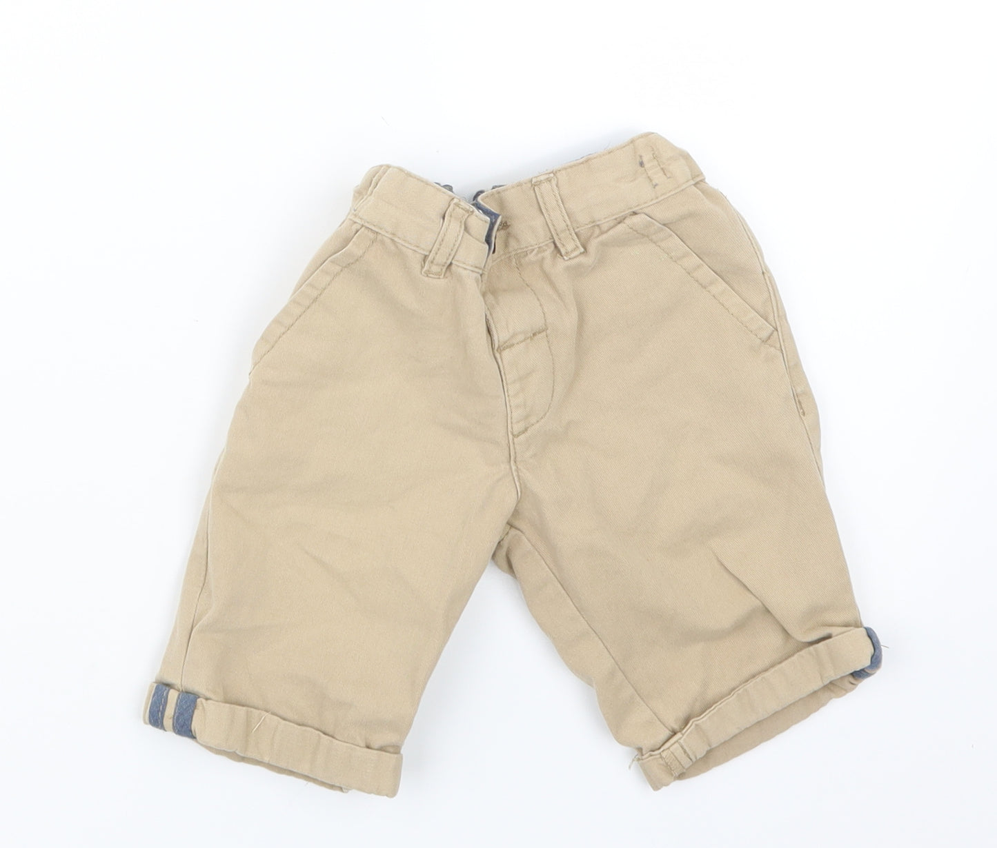 Pep&Co Boys Beige   Cropped Trousers Size 4-5 Years