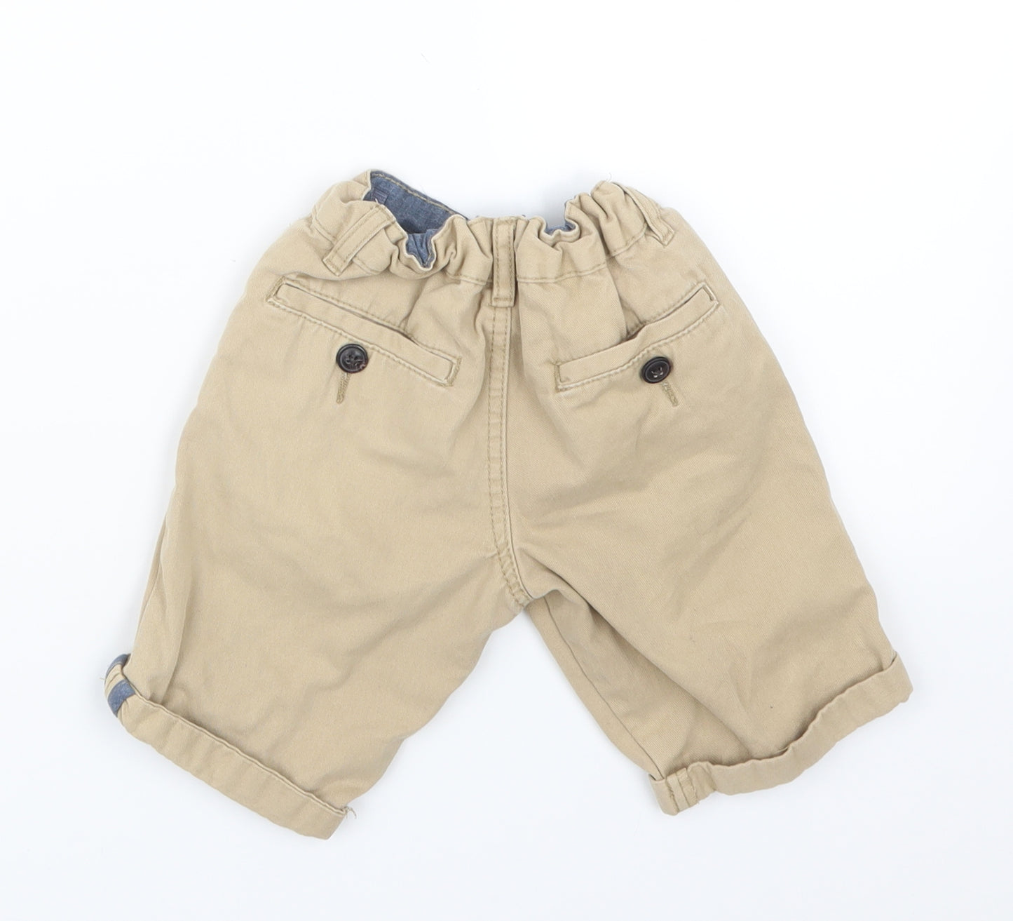 Pep&Co Boys Beige   Cropped Trousers Size 4-5 Years
