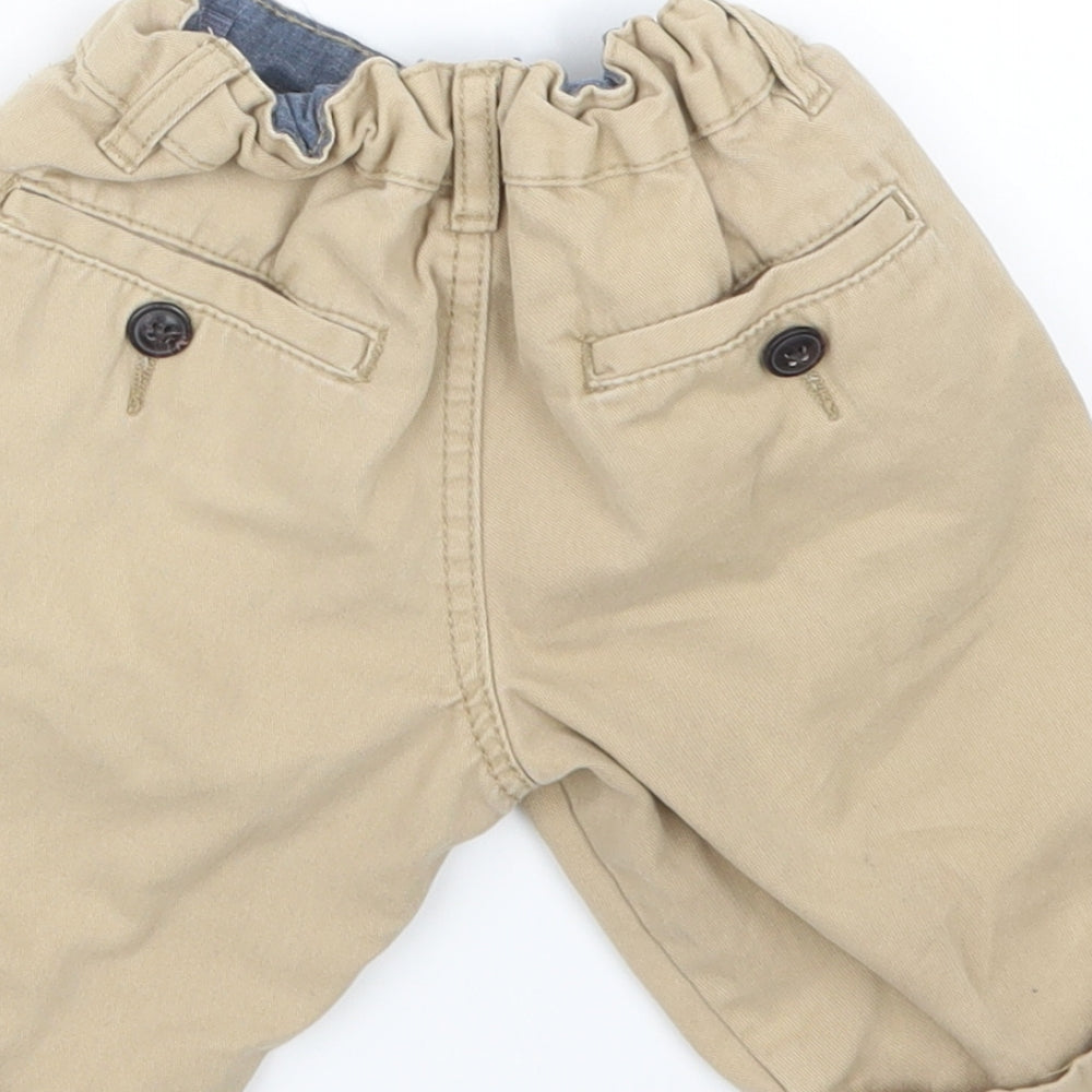 Pep&Co Boys Beige   Cropped Trousers Size 4-5 Years