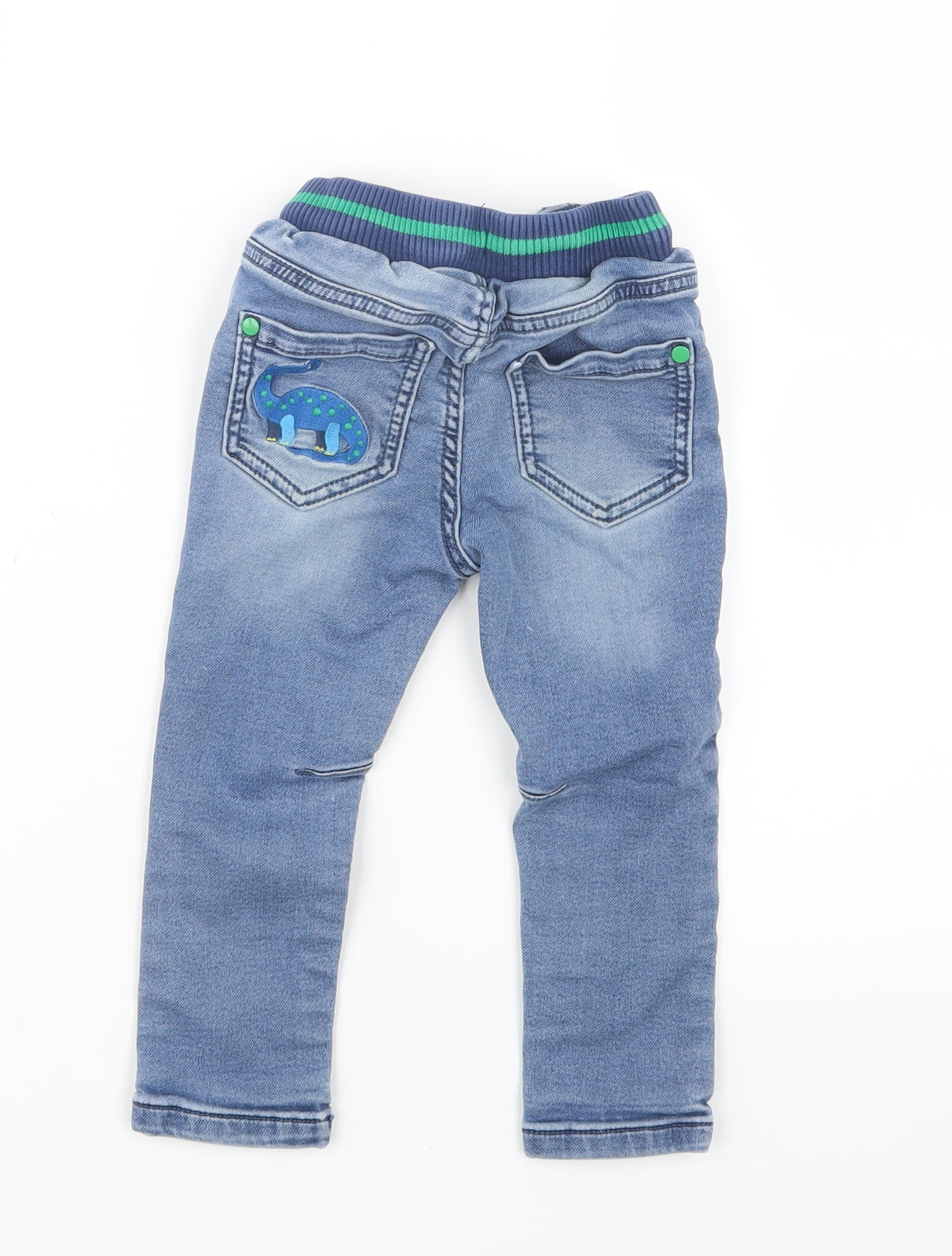TU Boys Blue  Denim Cargo Jeans Size 18-24 Months