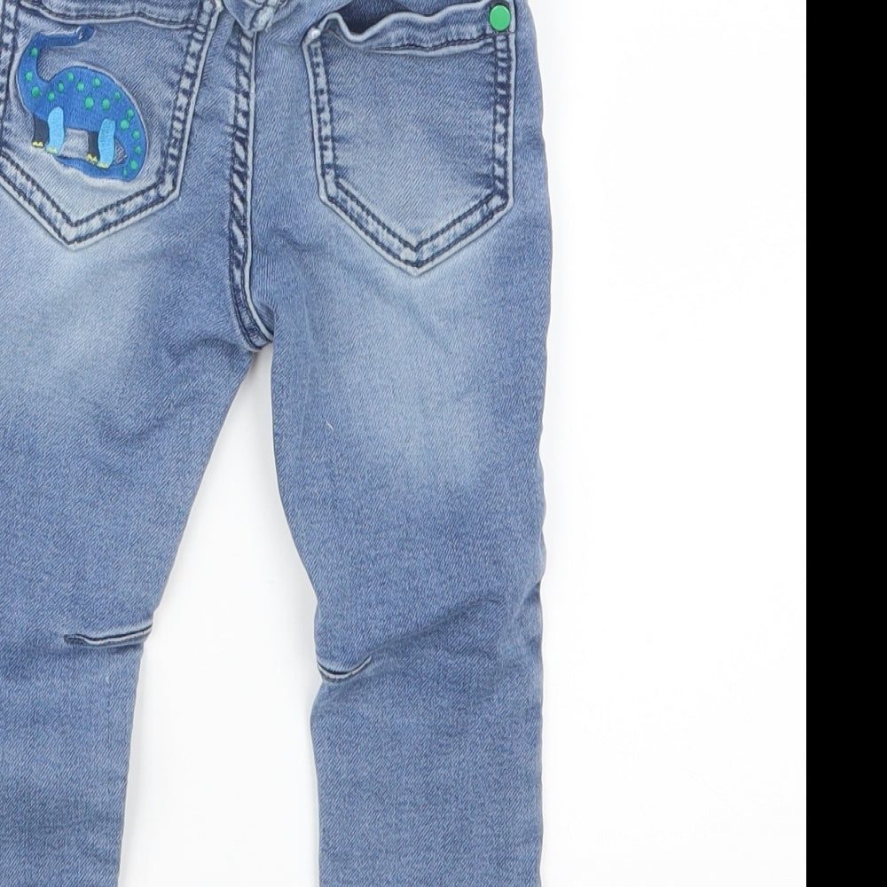 TU Boys Blue  Denim Cargo Jeans Size 18-24 Months