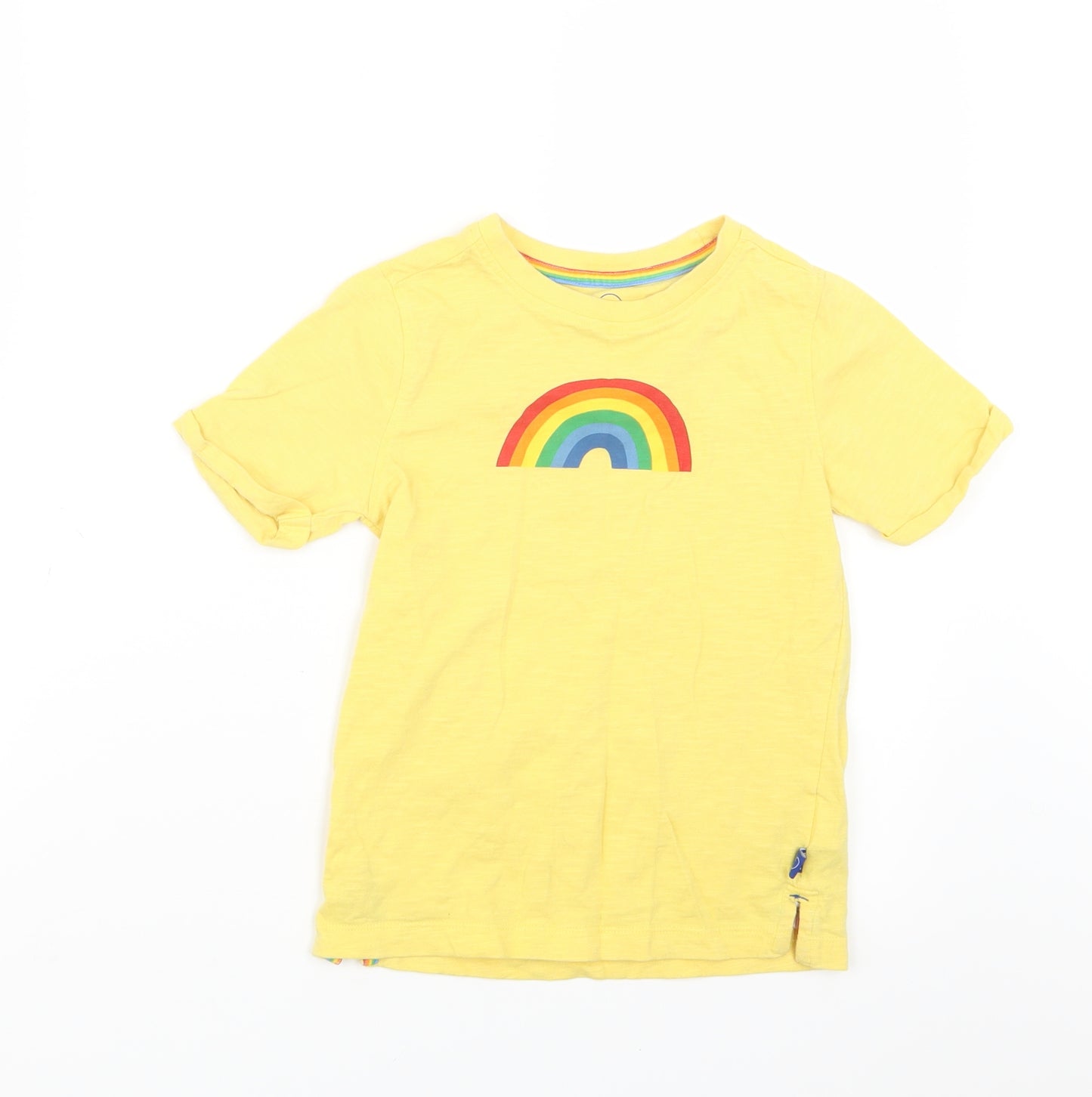 Little Bird Girls Yellow   Basic T-Shirt Size 5-6 Years