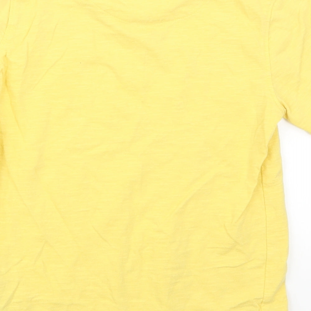 Little Bird Girls Yellow   Basic T-Shirt Size 5-6 Years