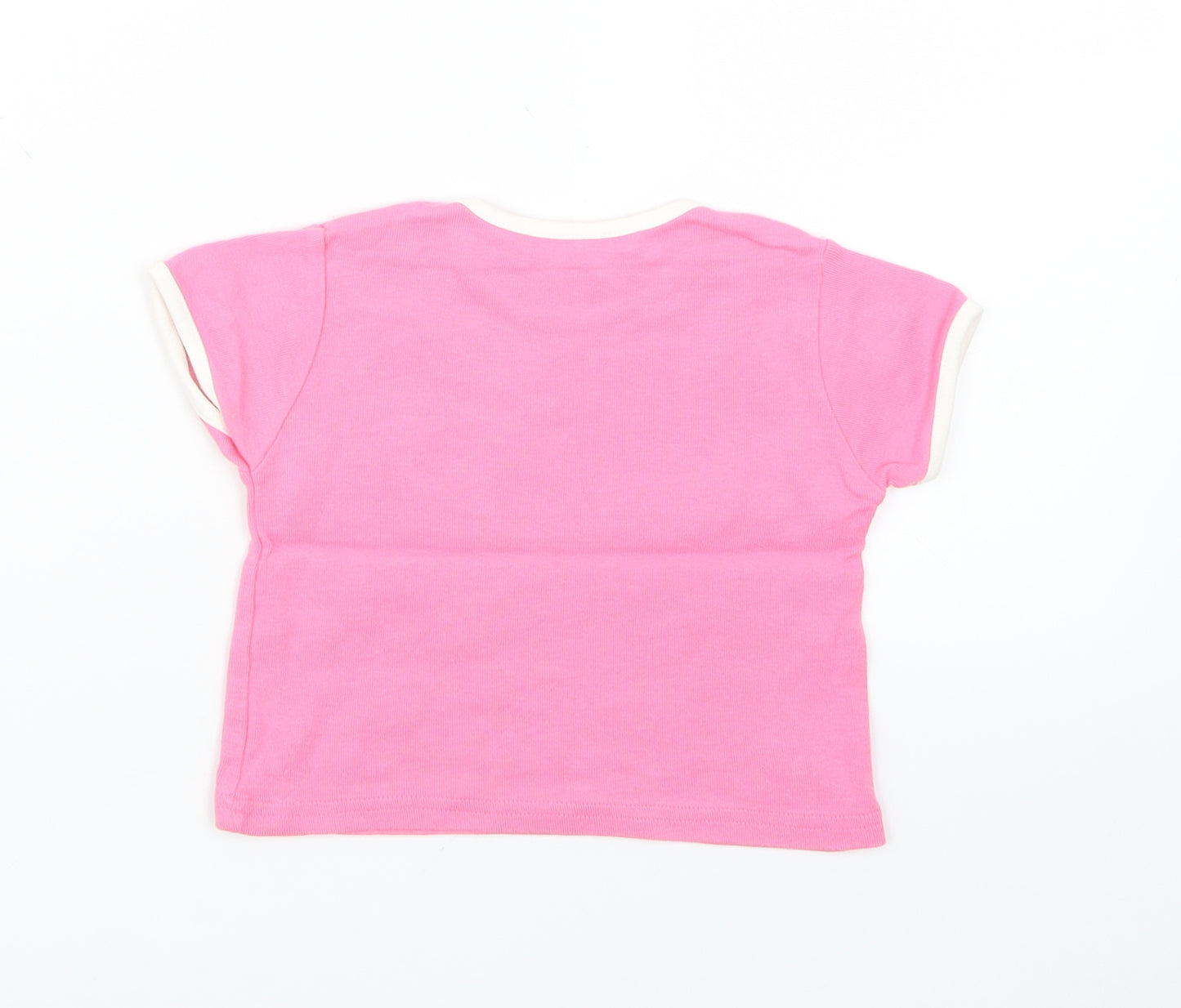 George Girls Pink   Basic T-Shirt Size 6-9 Months