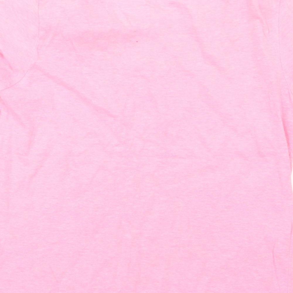 Pep&Co Girls Pink   Basic T-Shirt Size 9-10 Years