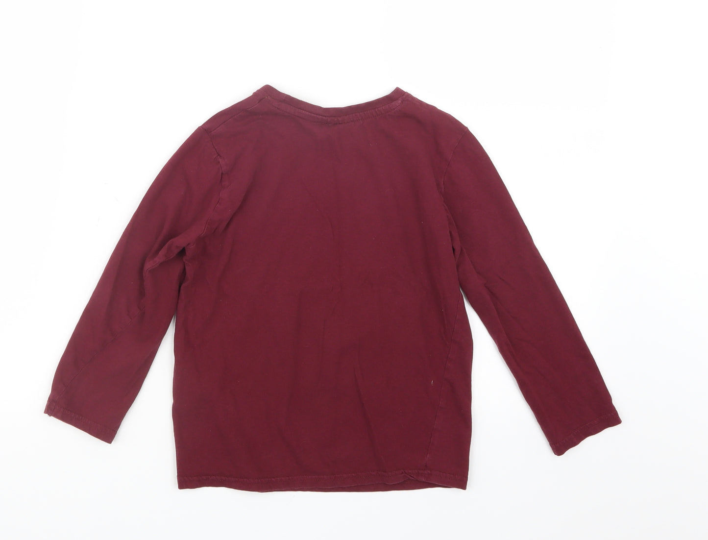 Harry Potter Girls Red   Basic T-Shirt Size 7 Years  - Hogwarts