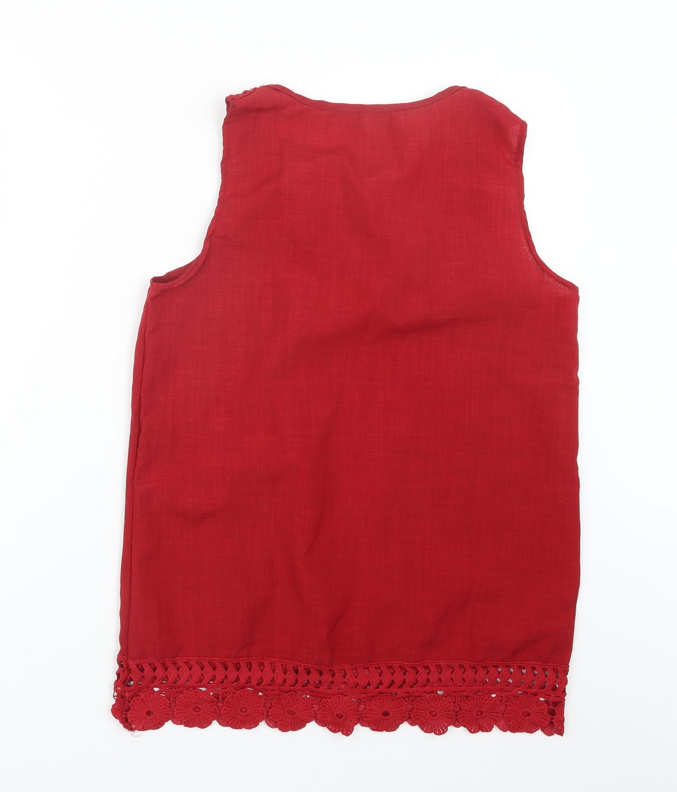 Preworn Womens Red   Basic Tank Size XL