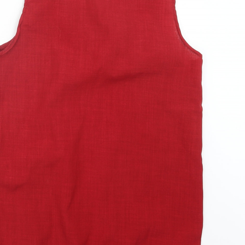 Preworn Womens Red   Basic Tank Size XL