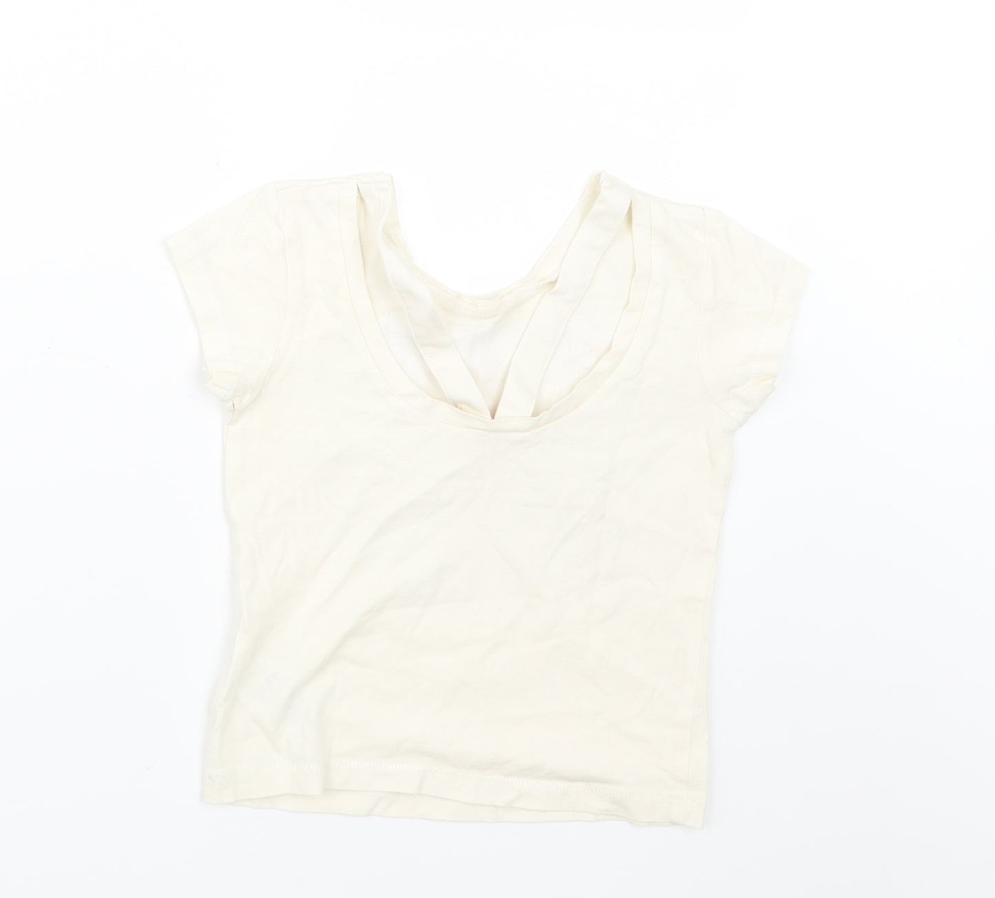 Billieblush Girls Ivory   Basic T-Shirt Size 4 Years