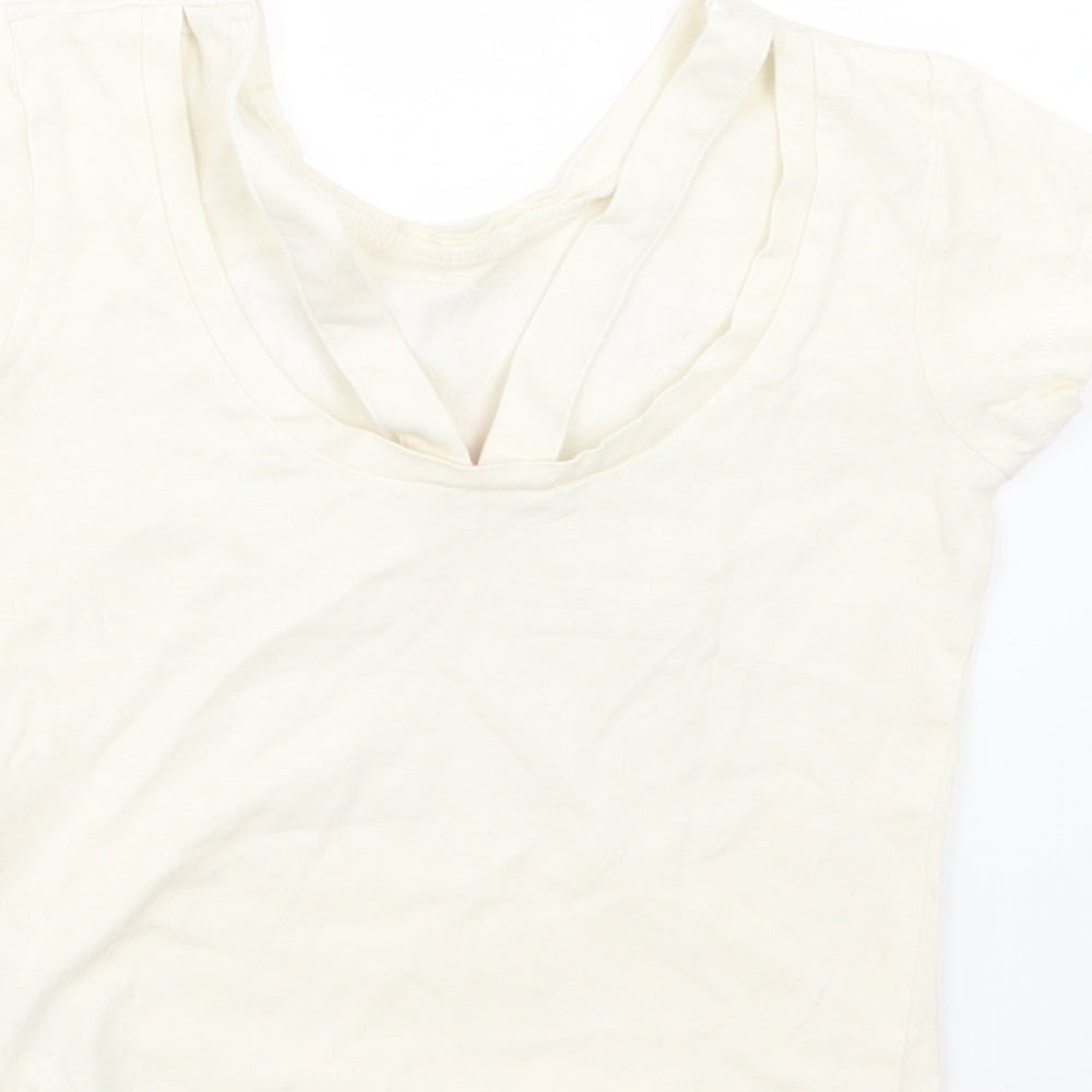 Billieblush Girls Ivory   Basic T-Shirt Size 4 Years