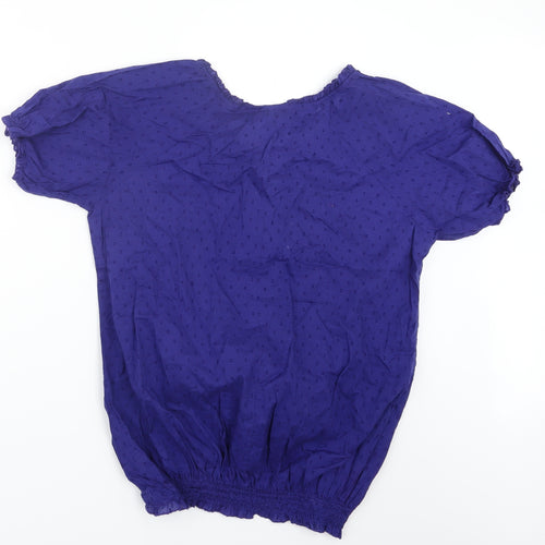 Evans Womens Blue   Basic Blouse Size 14