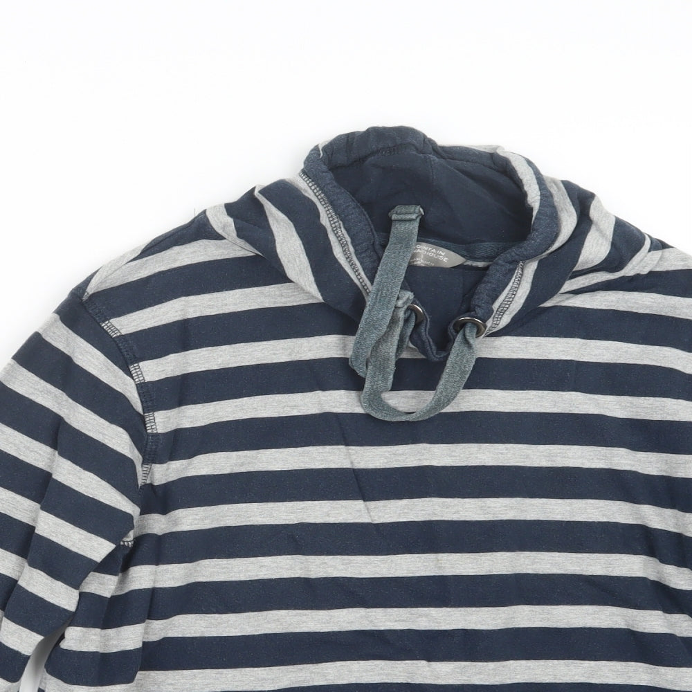 Mountain Warehouse Womens Blue Striped  Pullover Jumper Size 14
