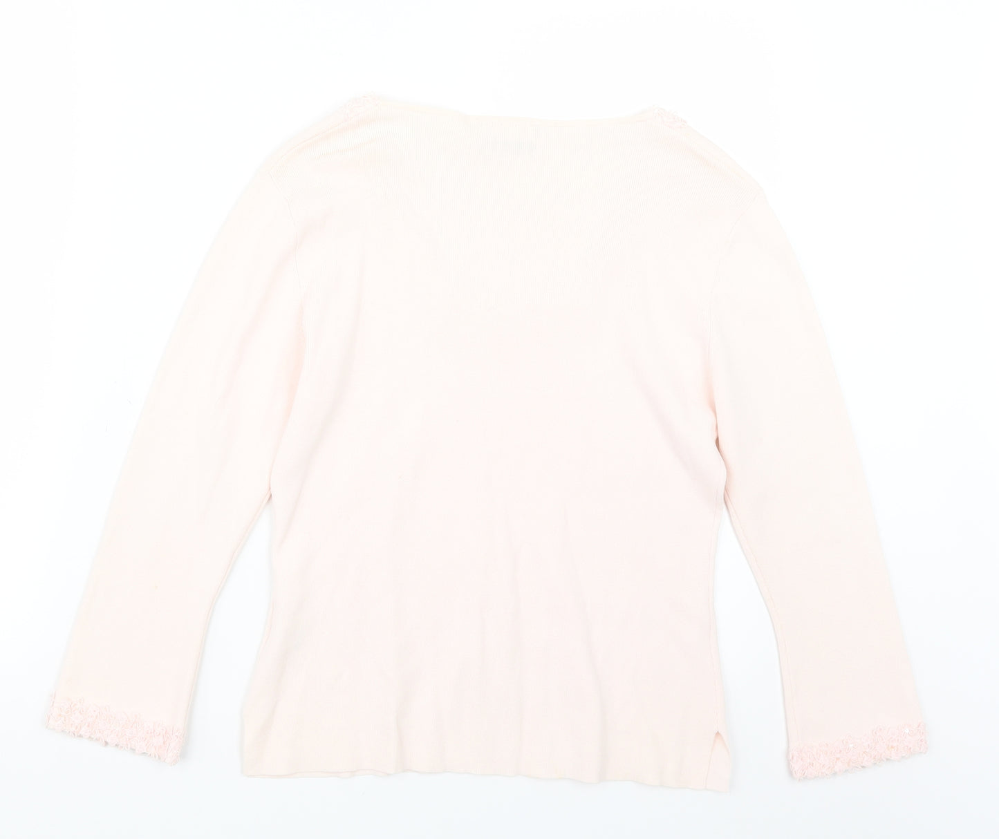 Wallis Womens Pink  Knit Pullover Jumper Size 12