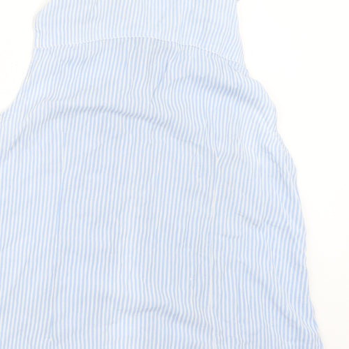 Very Womens Blue Striped  Basic Button-Up Size 8