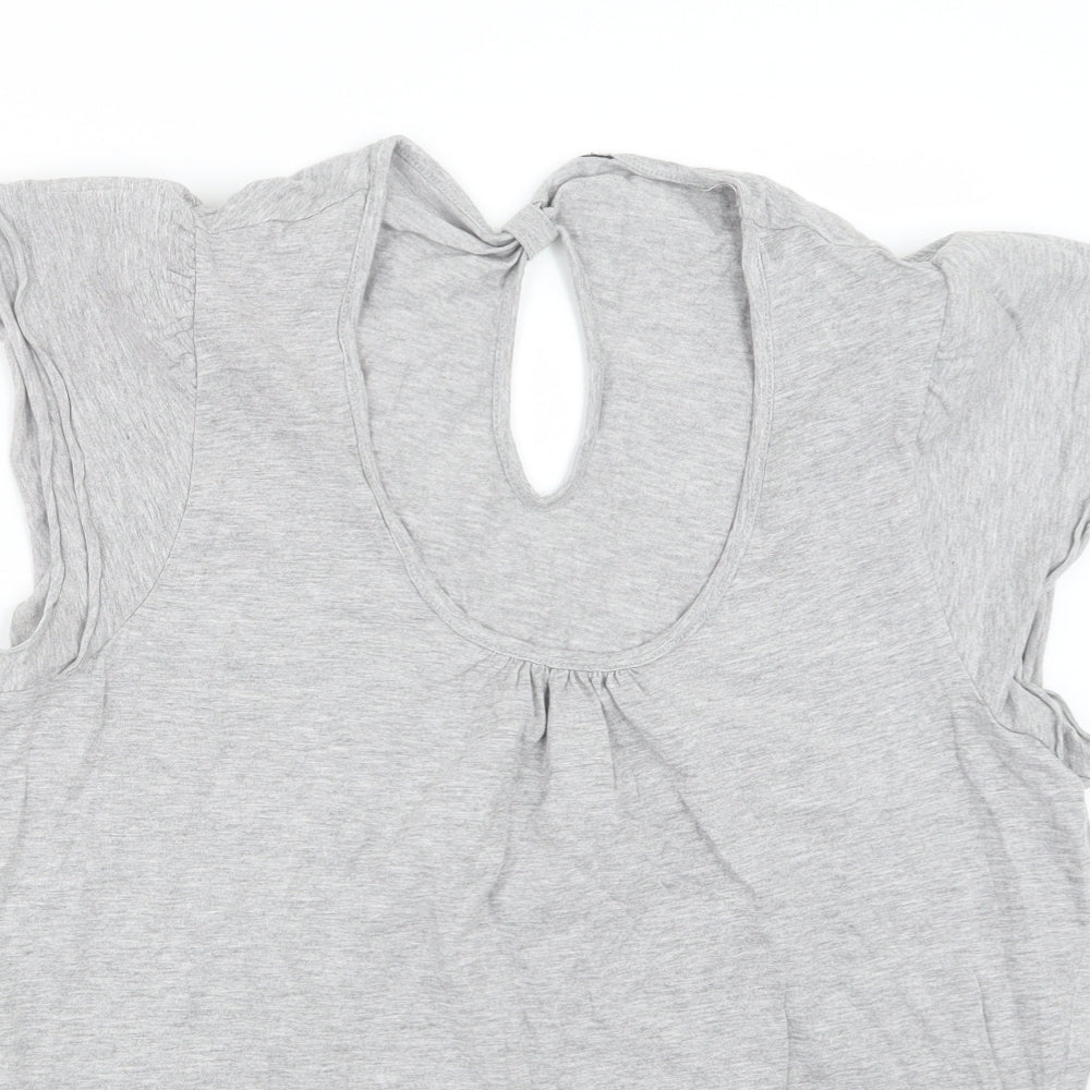 F&F Womens Grey   Basic T-Shirt Size 20