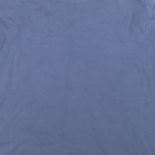 Cedar Wood State Mens Blue    T-Shirt Size M