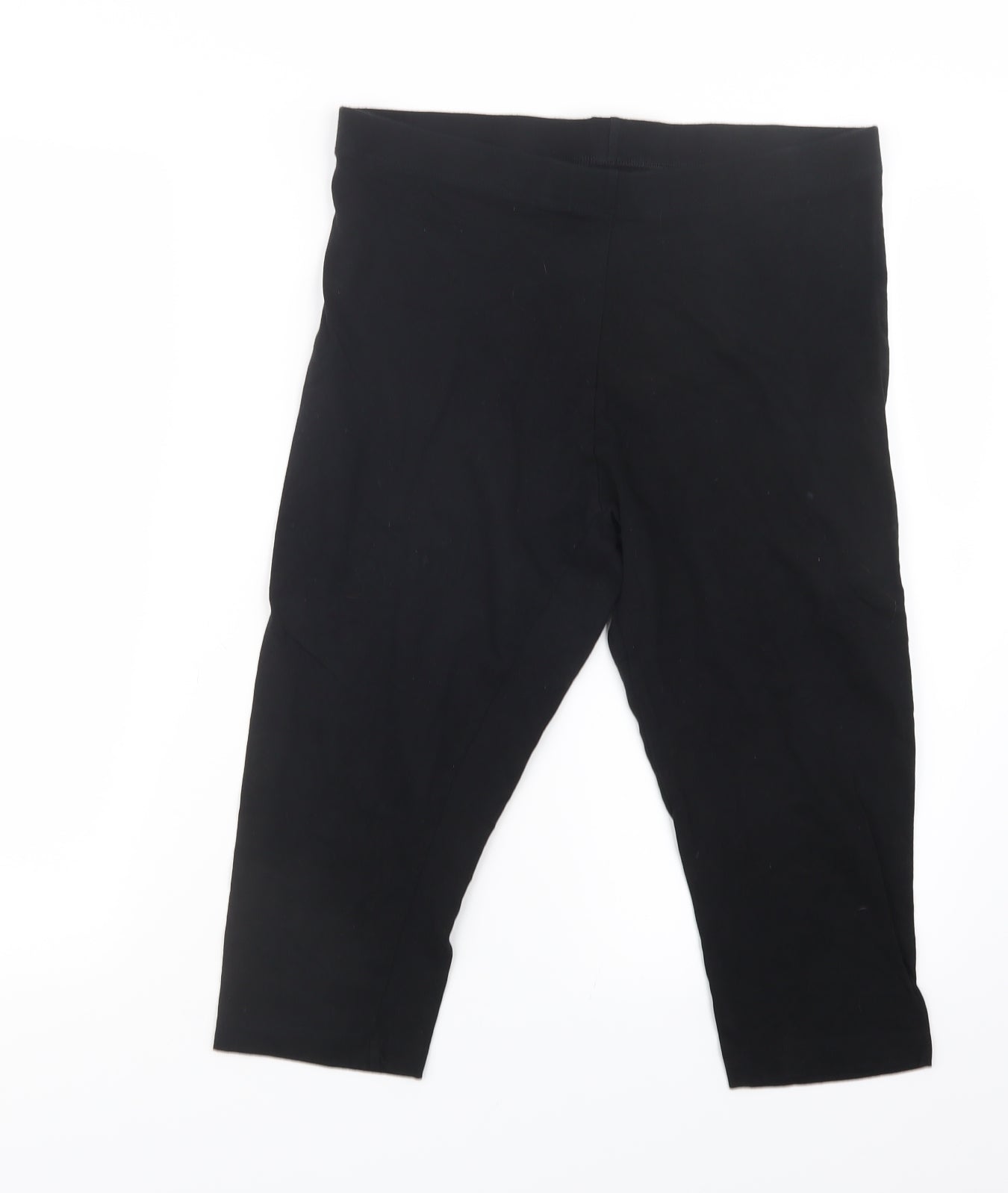 ESMARA Womens Black   Cropped Leggings Size 18