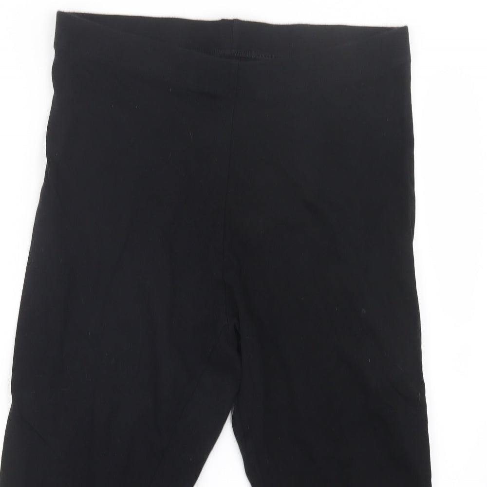ESMARA Womens Black   Cropped Leggings Size 18