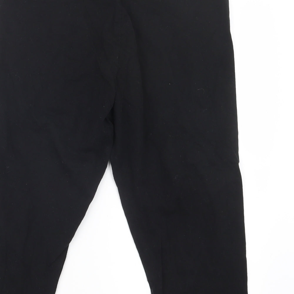 ESMARA Womens Black   Cropped Leggings Size 18